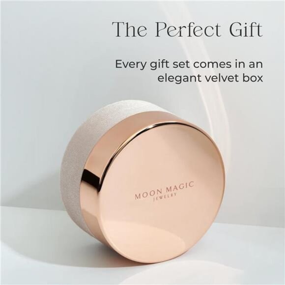 Moon Magic - Authentic Moonstone Earrings and Necklace Gift Set/Real 925 - Picture 5 of 7